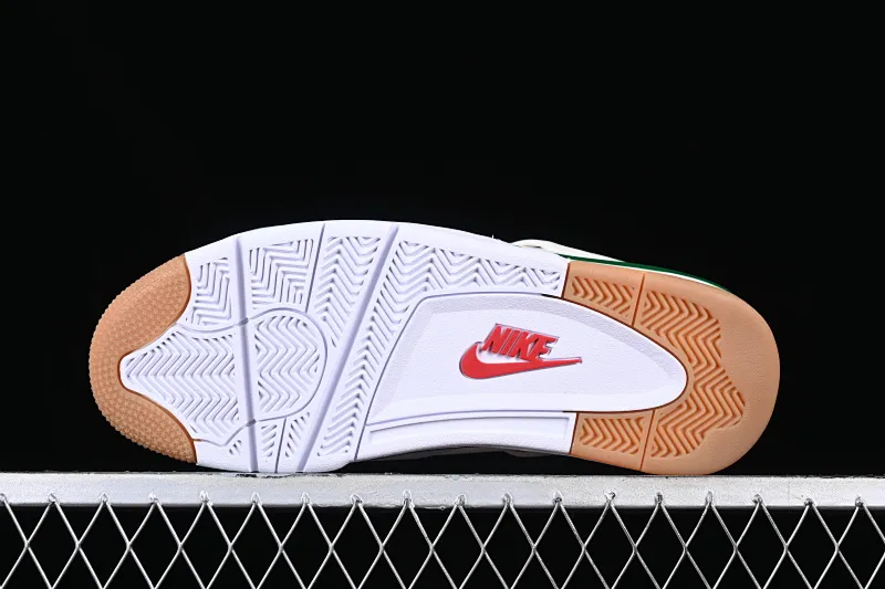 All categories Air Jordan Jordan series basketball shoes Air Jordan 4 LJR version Nk SB x Air Jordan 4 "Pine Green" AJ4 Joe 4 joint white green DR5415-103